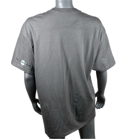 Charcoal Grey Short Sleeve Graphic T ‘Fuel by Iced Coffee & Anxiety’ with Skull - Picture 5 of 10